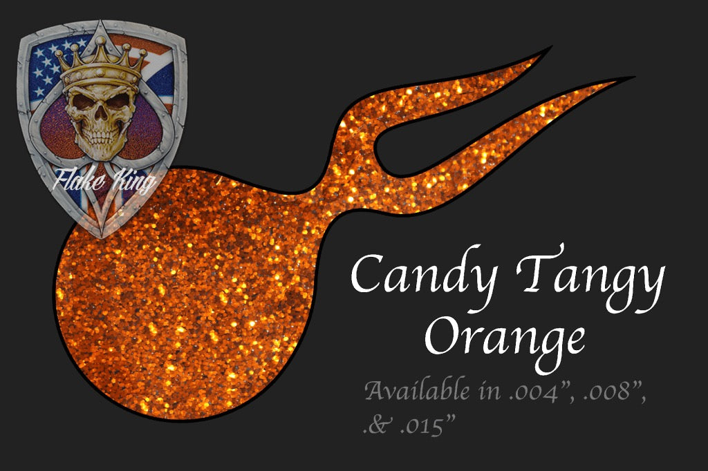 Candy Tangy Orange Metal Flake