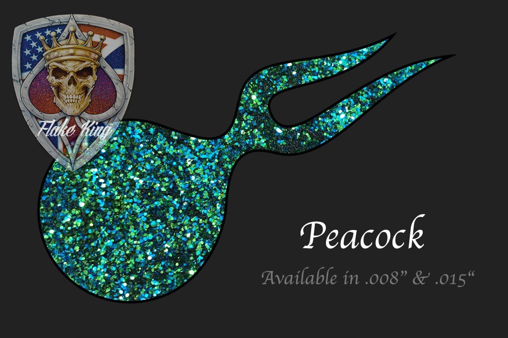 Candy Peacock Metal Flake