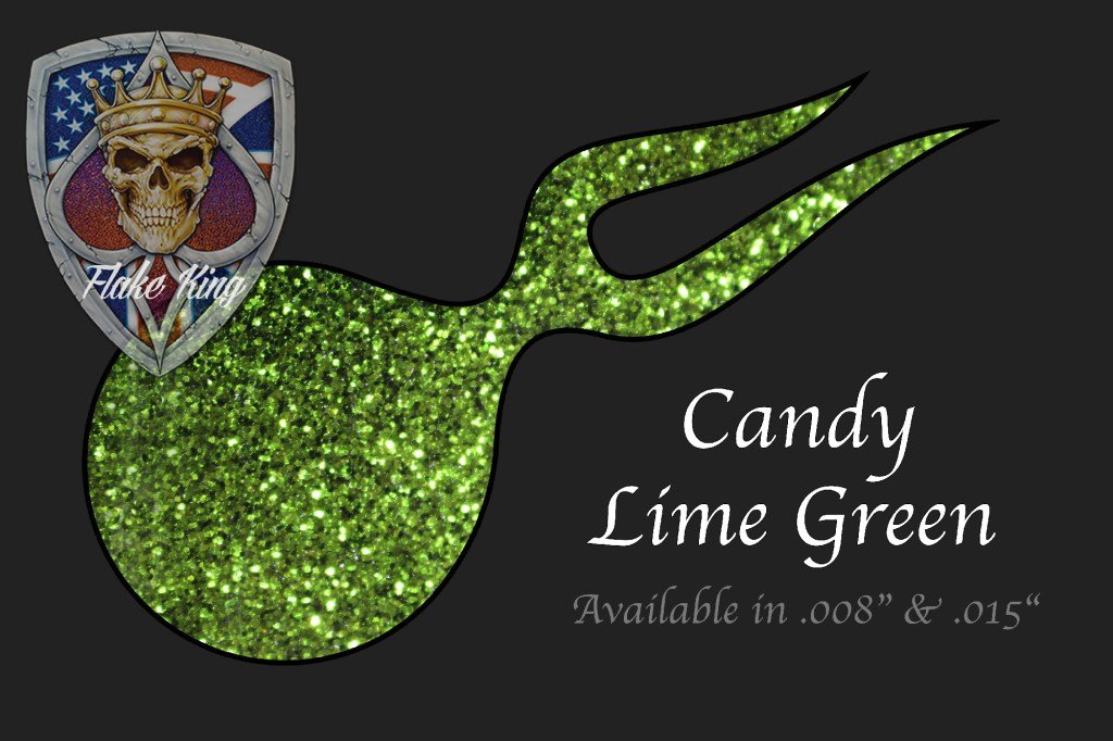 Candy Lime Green Metal Flake