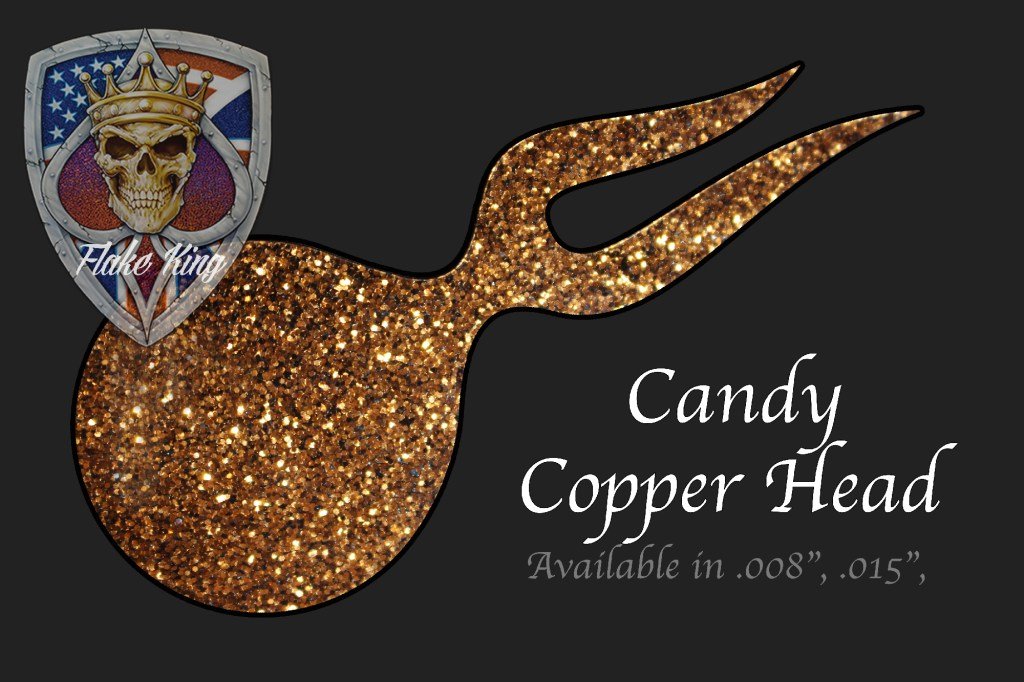 Candy Copper Head Metal Flake