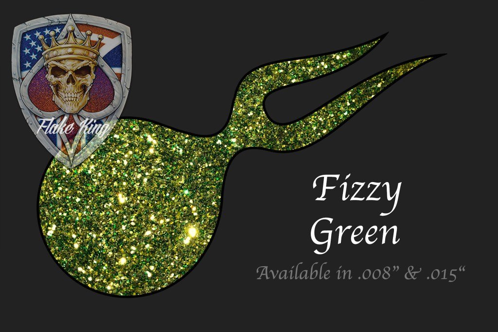 Fizzy Green Metal Flake